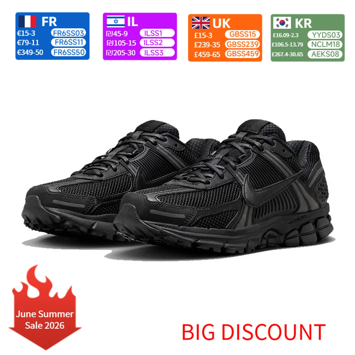 Nike Zoom Vomero 5 Unisex Running Shoes Max Cushioning Comfort Daily Training Sneakers BV1358-003