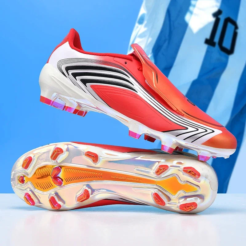 Nouvelles chaussures de football pour hommes, baskets de futsal, crampons, chaussures de football, pour terrain en herbe, montantes, pour l'extérieur, antidérapantes, pour l'intérieur, haute qualité, meilleures ventes