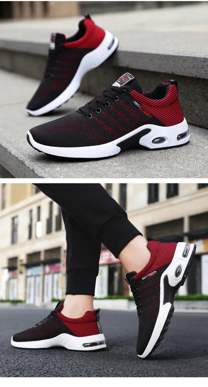 Chaussures de dehors Légères et Décontractées pour Homme, Baskets Respirantes à Lacets, Version Coréenne, Nouvelle Tendance