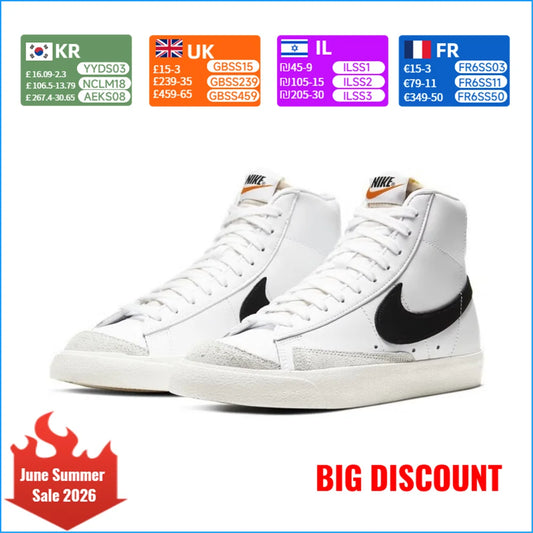 Nike Blazer-sneakers – klassisk retrodesign, slitstark och bekväm för vardagsbruk CZ1055-100