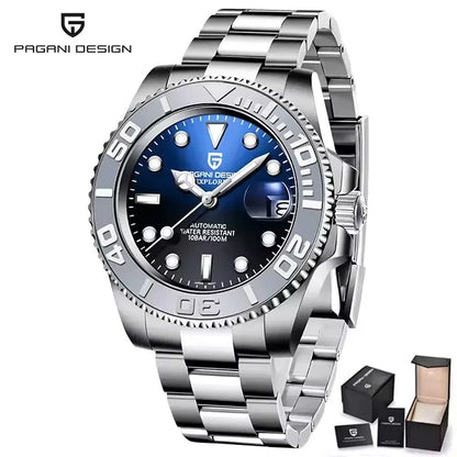 PAGANI DESIGN V2 Japan movement Luxury Men Mechanical Watch 40MM Ceramic bezel AR Coated Sapphire Glass Automatic Watch For Men