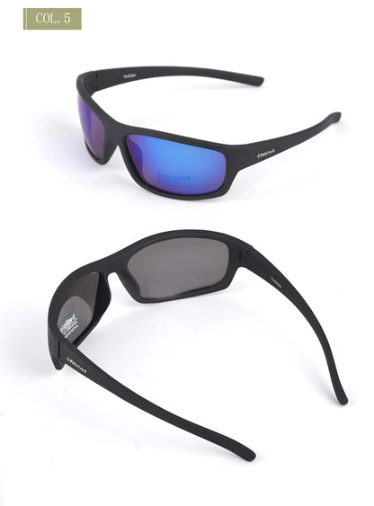 TAGION Sport Sunglasses Men Polarized Hipster Glasses UV400 Hiking Driving Glasses Lentes De Sol Hombre Polarizing Lenses TG5104