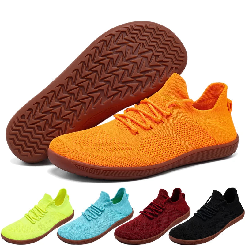Scarpe minimaliste unisex "a piedi nudi": sneakers leggere, traspiranti e con punta larga, ideali per passeggiate casual all’aperto