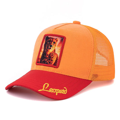 Unisex „Trucker“ kepurė su „Grizzlies“ raštu, su siuvinėtu motyvu, iš zomšos, vasarinė kepurė nuo saulės, vasarinė kepurė su gyvūnų motyvu, beisbolo kepurė vyrams ir moterims