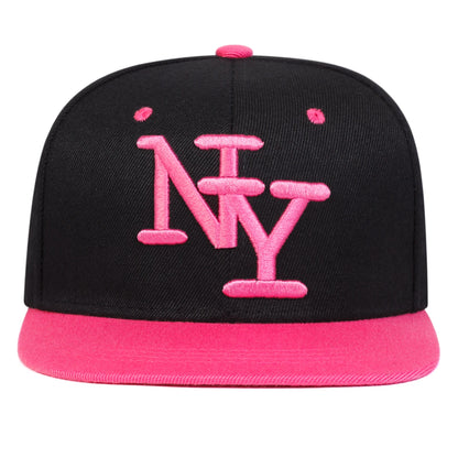 Unisex NY Letter Embroidery Hip-hop Hats Spring Autumn Outdoor Adjustable Casual Baseball Caps Sunscreen Hat Sports Cap