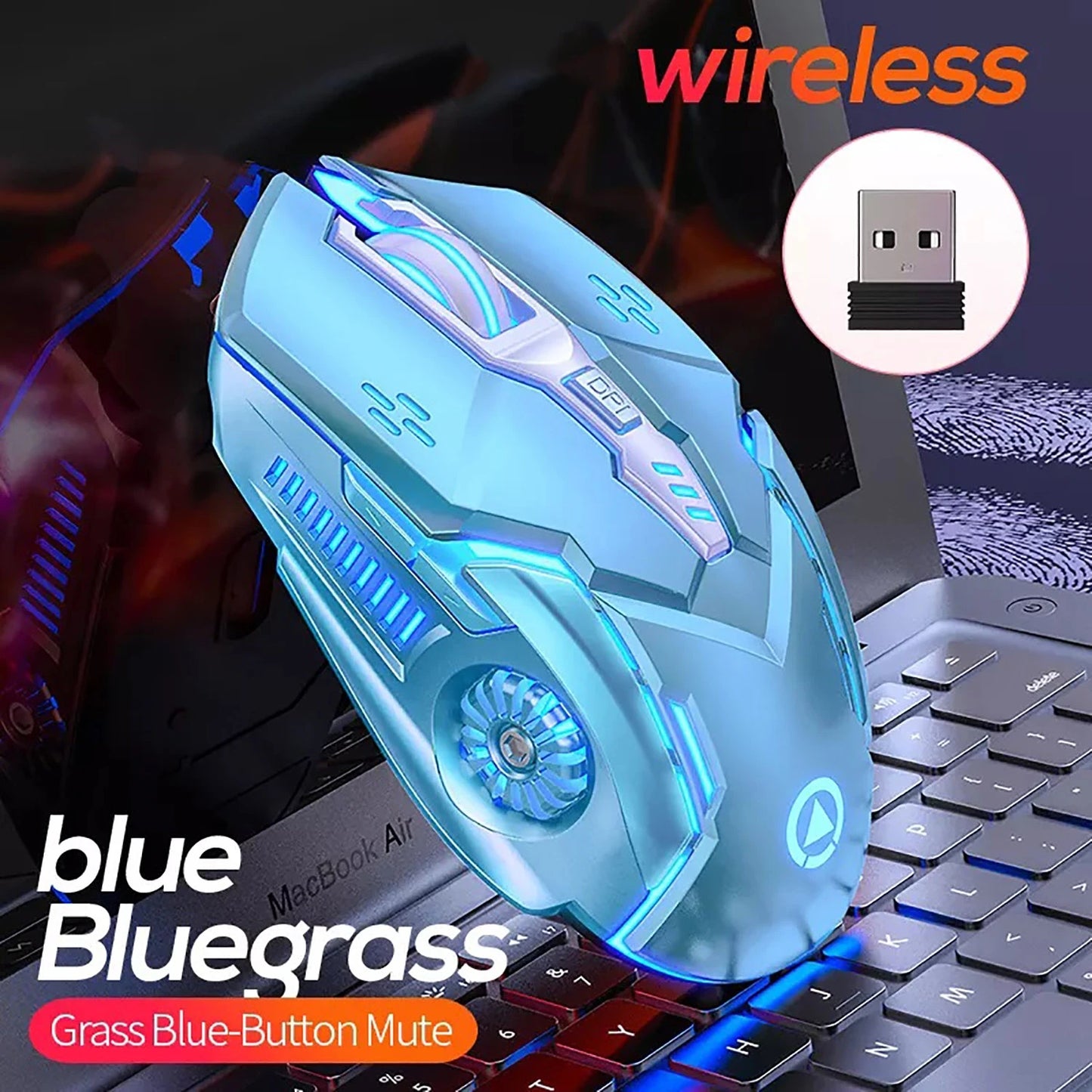G5 Wired Gaming Mouse with RGB Backlight, High Sensitivity 6-Button Programmable Gaming Mouse for PC, Laptop & Computer