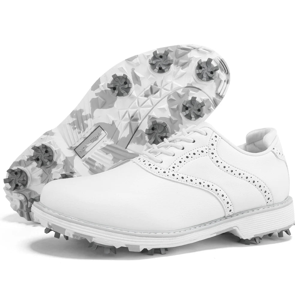 Ladies' Professional Golf Shoes, Fashionable Casual Walking Shoes, Outdoor Fitness Non Slip Comfortable Golf Sports Shoes
