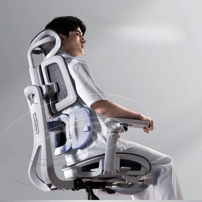 Cadeira de escritório em malha ergonómica, executiva, para computador e gaming, mobiliário moderno, giratória, com rodas e ajustável, Silla Gaming, cadeira ergonómica
