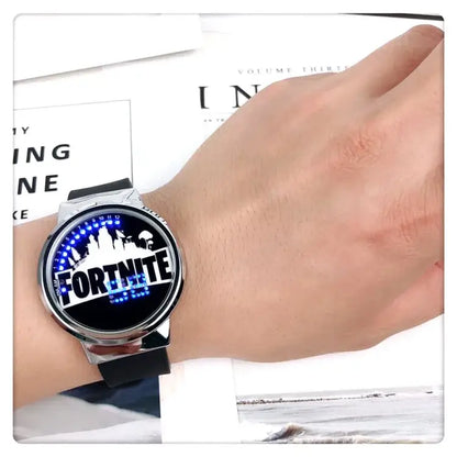 Fortnite Watch Cute Fashion  Cartoon Personalized Kawaii Touch Night Light LED Student Electronic Watch Gift for Friends