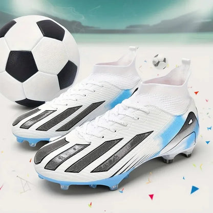 New Men's Football Boots Adult's Soccer Field Shoes Teenager's Sports Cleats Outdoor Grass Training Boots High Quality Sneakers