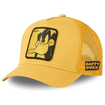 Hot Sale Unisex Anime Cartoon Cap High Quality Embroidered Patch Draw Baseball Cap Male Female Trucker Hat Mesh Hats Sun Hat