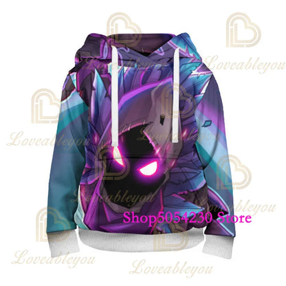 3D Printed Llama Fortnite Hoodie Battle Royale Cartoon Sweatshirts for Men And Women Game Hero Hooded Shirt for Teens