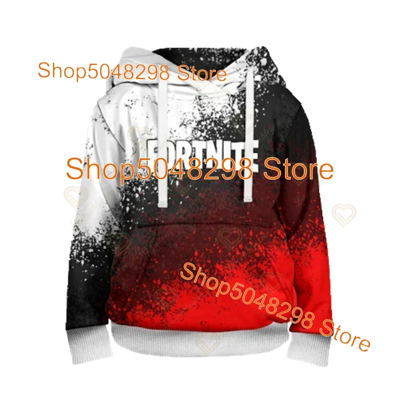 Men Women Hoodie 3D Battle Royale Print Fortnite Victory Printed Hoodies Boys Girls Hooded Streetwear Sweatshirts