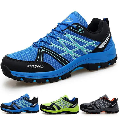 Chaussures de randonnée en maille pour hommes, souliers de voyage respirants, imperméables, pour plein air, chasse, pêche, montagne, équitation, sport