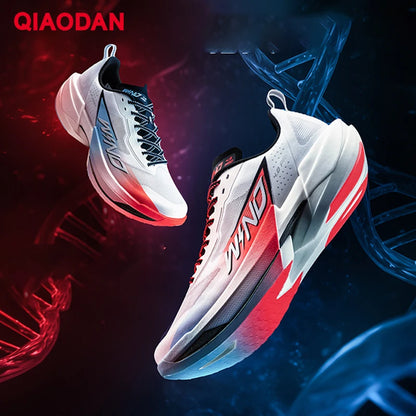 QIAODAN WIND 4PRO Pantofi de maraton cu talpă din carbon pentru bărbați, adidași profesioniști de curse, pantofi sport de alergare respirabili QDB023262291