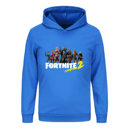 Hoodie Fortnite para Crianças e Bebés, Roupa Cartoon Unissexo para Rapazes, Sweatshirts com Capuz de Manga Comprida, Casacos Casuais para Jovens e Raparigas 1007