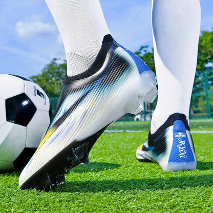 Chaussures de football pour hommes, chaussures de football pour femmes, chaussures de terrain synthétique pour l'extérieur