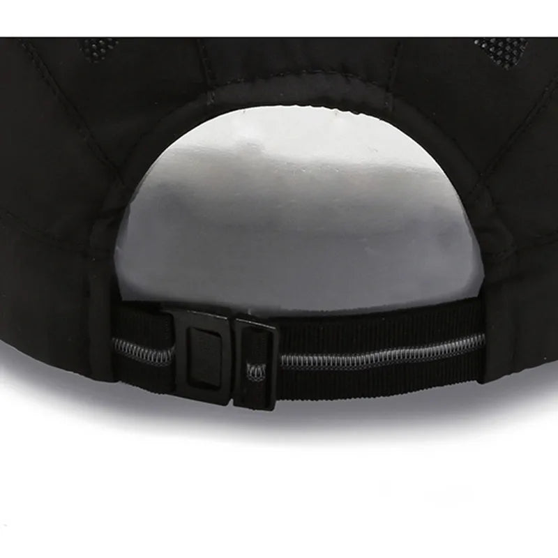 Unisex SPORTS Letter Printed Quick-drying Baseball Cap Sunhats Outdoor Summer Breathable Mesh Sunshade Caps Beret Visor Golf Hat