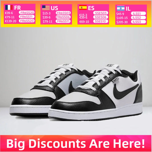 Nike EBERNON Low Premium cipő, klasszikus retro dizájn, kényelmes párnázás, mindennapi viseletre alkalmas, tartós, uniszex AQ1774-102