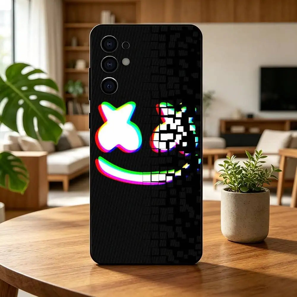 Capa de Telemóvel F-Fortnites-PC Game para Samsung S25,S24,S21,S22,S23,S30,Ultra,S20,Plus,Fe,Lite,Note,10,Preta