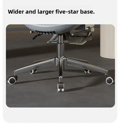 Silla gaming ergonómica de oficina para ordenador Air Titan Full Mesh con soporte lumbar de tres zonas, diseño bien ventilado e ideal para escritorio de estudiante