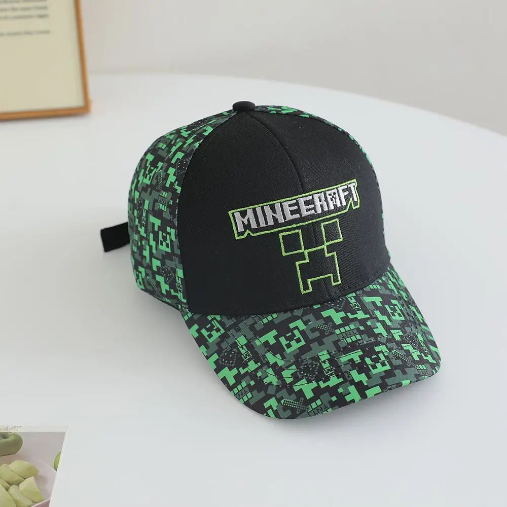 In Stock Minecraft Backpack Large Capacity Lightweight Pressure Relief Cartoon Print Outdoor Travel Hiking For Men Students
