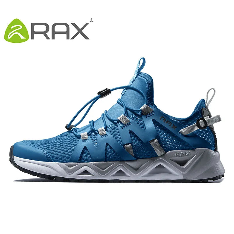 RAX Novos Sapatos de Caminhada de Verão para Homem e Mulher, Respiráveis, para Caminhada em Riachos, Trekking, Aqua Shoes, Pesca Outdoor, Campismo e Sneaker para Homem