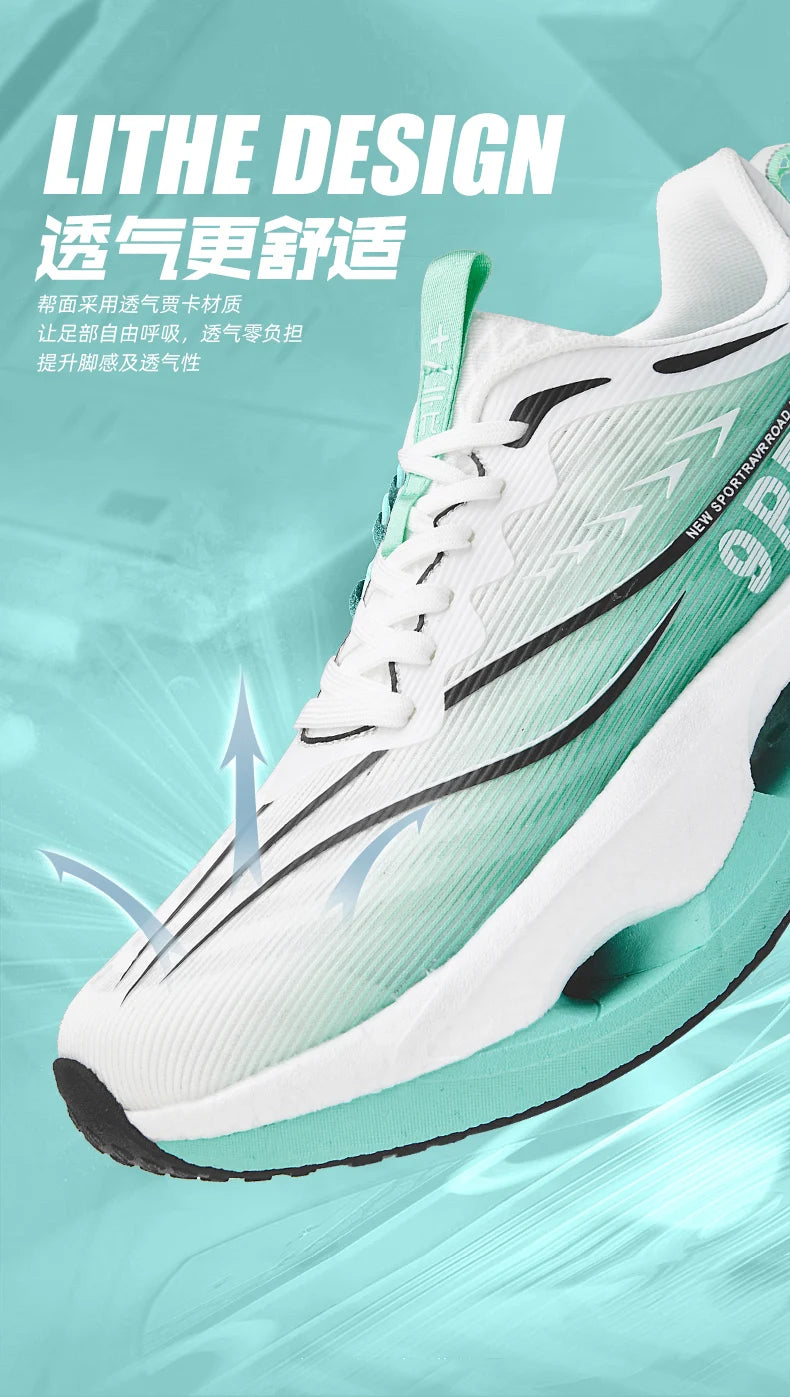 Scarpe da corsa da maratona traspiranti da uomo; scarpe da basket alla moda; scarpe da passeggio; scarpe casual da uomo; scarpe da ginnastica da donna leggere
