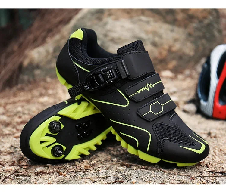 Scarpe da ciclismo unisex con suola rigida – Scarpe da bici da strada 4-Season con pedali a sgancio rapido, ideali per la MTB e gli sport all’aria aperta