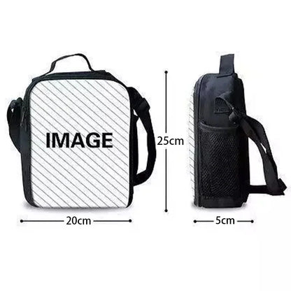Child Insulated Large Capacity Hot Game F-FortniteS Bag for Boy Girl Student Outdoor Picnic Resuable Thermal Cooler Lunch Box