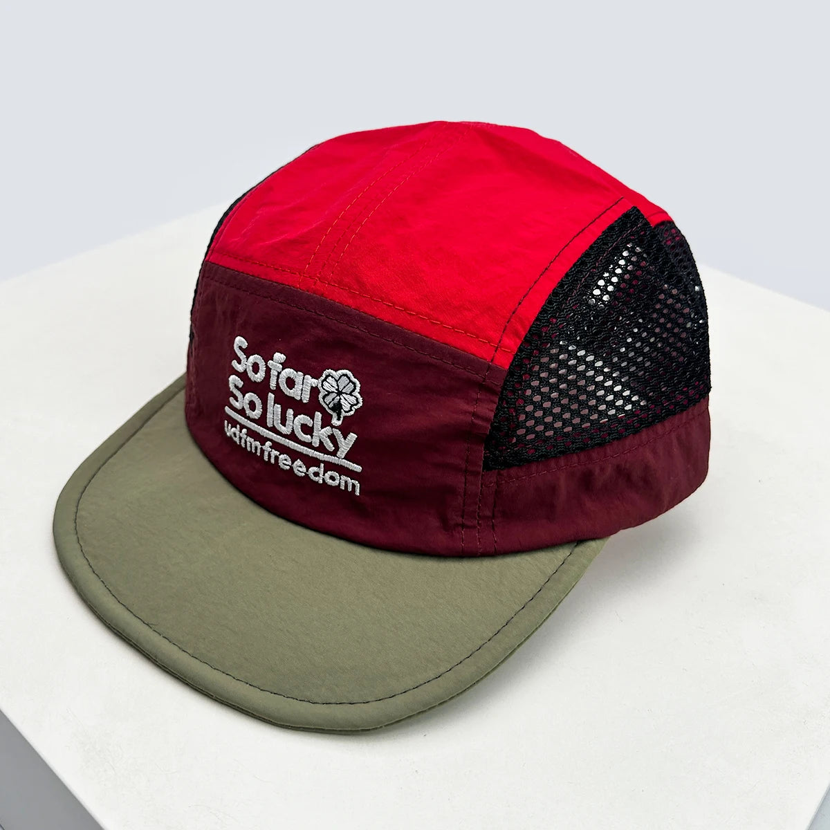 New Unisex Flat Eave Embroidered Letters Baseball Hats Breathable Korean Sunshade Quick Drying Peaked Caps Niche Versatile ins