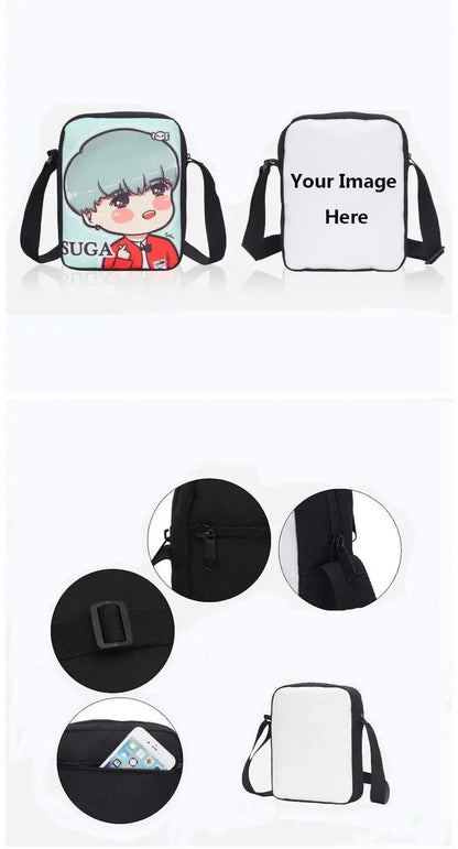 Hot Game Classic FortniteS Boy Girls Printed Shoulder Messenger Bag Child Casual Handbag Men Women Phone Bag Shopping Bag