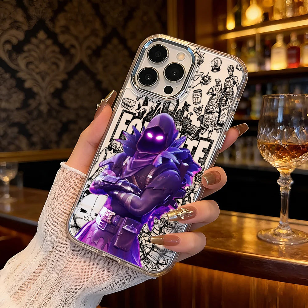 Capa de telemóvel Cartoon Battle Royales Fortnites para Xiaomi Mi 15 14T 14 12T 11T 11 Lite Poco M7 X7 X6 F5 F6 X5 X4 GT Pro 4G 5G