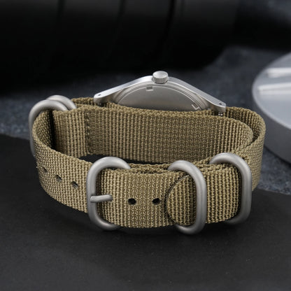 Militado ML07 Military Watch VH31 Quartz Movement Sapphire Crystal Luminous AR Coating Vintage Watches 100m Waterproof