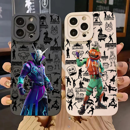 Hot Game F-Fortnites Phone Case for IPhone 17e 17 16e 16 15 14 13 12 11 Air Pro Max X XR XSMax 8 7 Plus Soft Silicone Back Cover