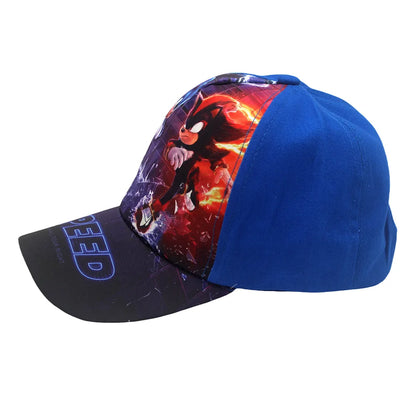 Última novedad: gorra de béisbol infantil ajustable de 48-54 cm con estampado Sonic, colas de anime, Knuckles, sombrero de sol Shadow, erizo azul, gorra para bebé para actividades al aire libre, regalo