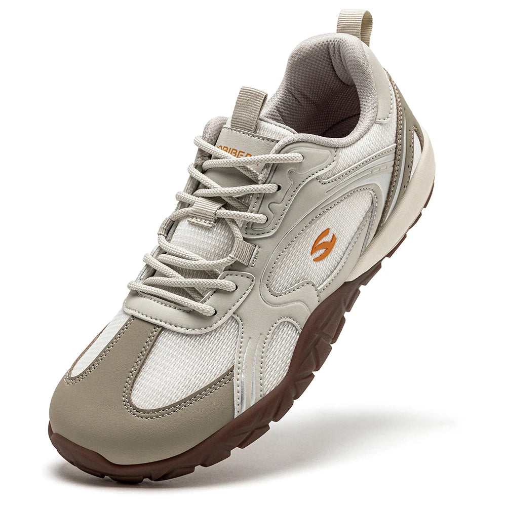 HOBIBEAR Chaussures minimalistes rétro à bout large pour hommes et femmes, idéales pour la marche, la randonnée et la course à pied