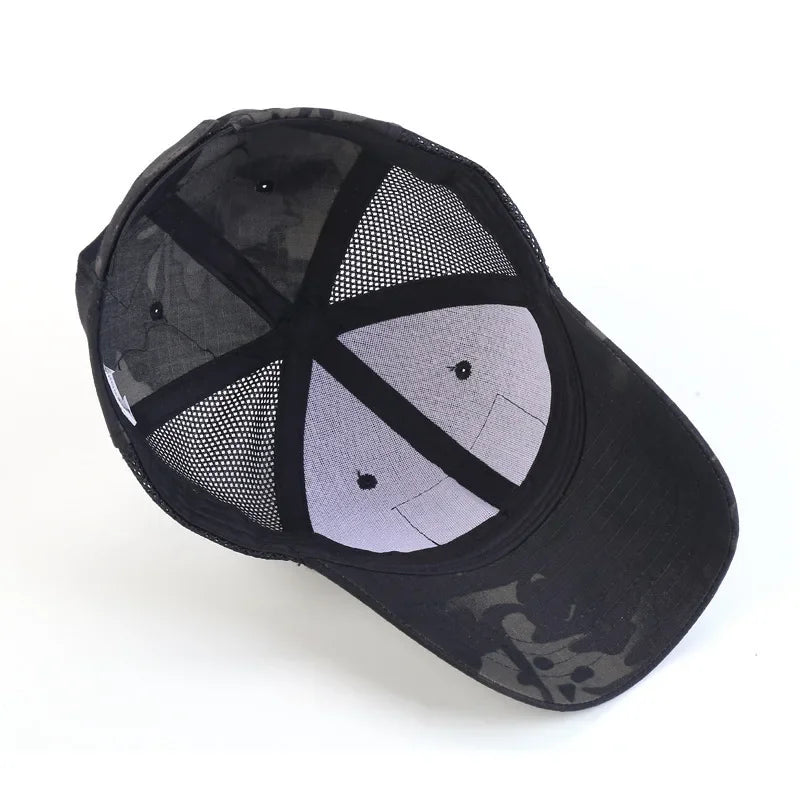 Unisex Sports Outdoor Sunscreen Quick-Drying Hat Men Casual Cap Female Unisex Camouflage Hunting Fishing Army Baseball Cap