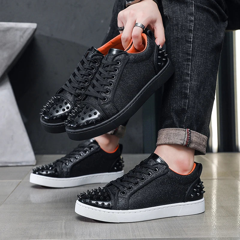 Hot-selling Skateboard Shoes for Man Leisure Walk Sneakers Versatile Men Vulcanized Shoes Outdoor Tenis Masculino Punk Trainers