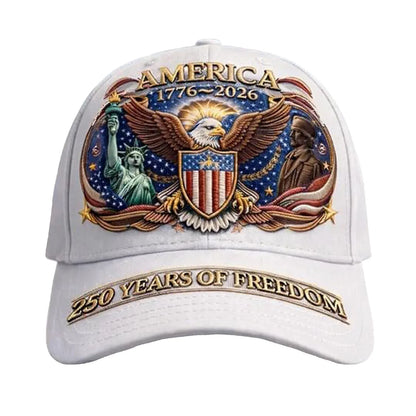 USA 250th Anniversary Denim Baseball Cap 1776 2026 Adjustable Patriotic Retro Running Hat Lightweight Breathable