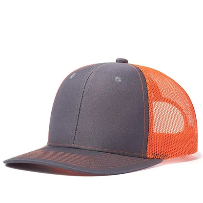 Unisex kepurė su šiek tiek išlenktu kraštu, „Trucker“ stiliaus, vyrams ir moterims, kasdienė, lauko, kvėpuojanti vasarinė kepurė