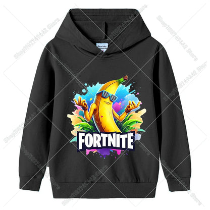Dječja hoodie majica Fortnites za jesen, dukserica s kapuljačom za dječake i djevojčice, tanka trenirka, pulover dugih rukava, sportska dječja odjeća