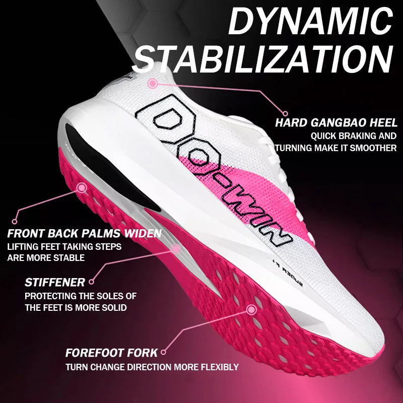 TaoBo Brand DOWIN Pro Running Shoes Carbon Plate Racing Marathon Stable Rebound Wear-resistant Male Sneakers