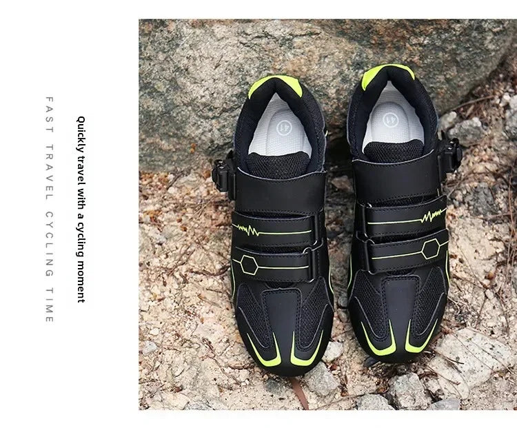 Scarpe da ciclismo unisex con suola rigida – Scarpe da bici da strada 4-Season con pedali a sgancio rapido, ideali per la MTB e gli sport all’aria aperta