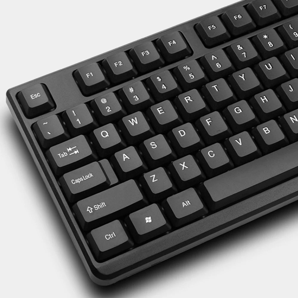 Nuova tastiera USB cablata per PC e notebook con mouse ottico cablato per Windows, Mac OS, desktop, laptop e PC