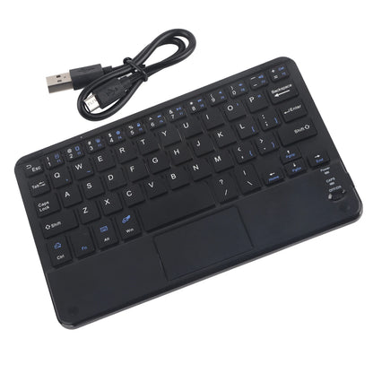 Tastiera Bluetooth wireless mini UltraSlim professionale con touchpad, compatta, ergonomica e reattiva, per PC Windows e tablet Android