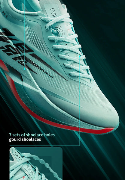 QIAODAN Feiying PB6.0 Pantofi sport de maraton pentru bărbați, model nou, cu talpă suspendată și placă integrală din carbon, adidași de alergare QDB023261299