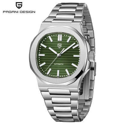 PAGANI DESIGN 2025 New Men's Watches Luxury Automatic Watch For Men Mechanical 40MM WristWatch Stainless Steel AR Sapphire glass