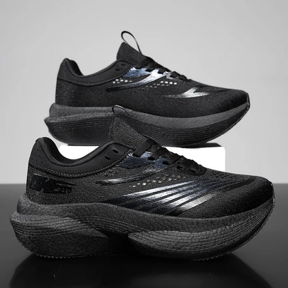Zapatillas de running nuevas con placa de carbono para maratón, deportivas para hombre, transpirables, ligeras, cómodas para mujer, antideslizantes, casuales y atléticas