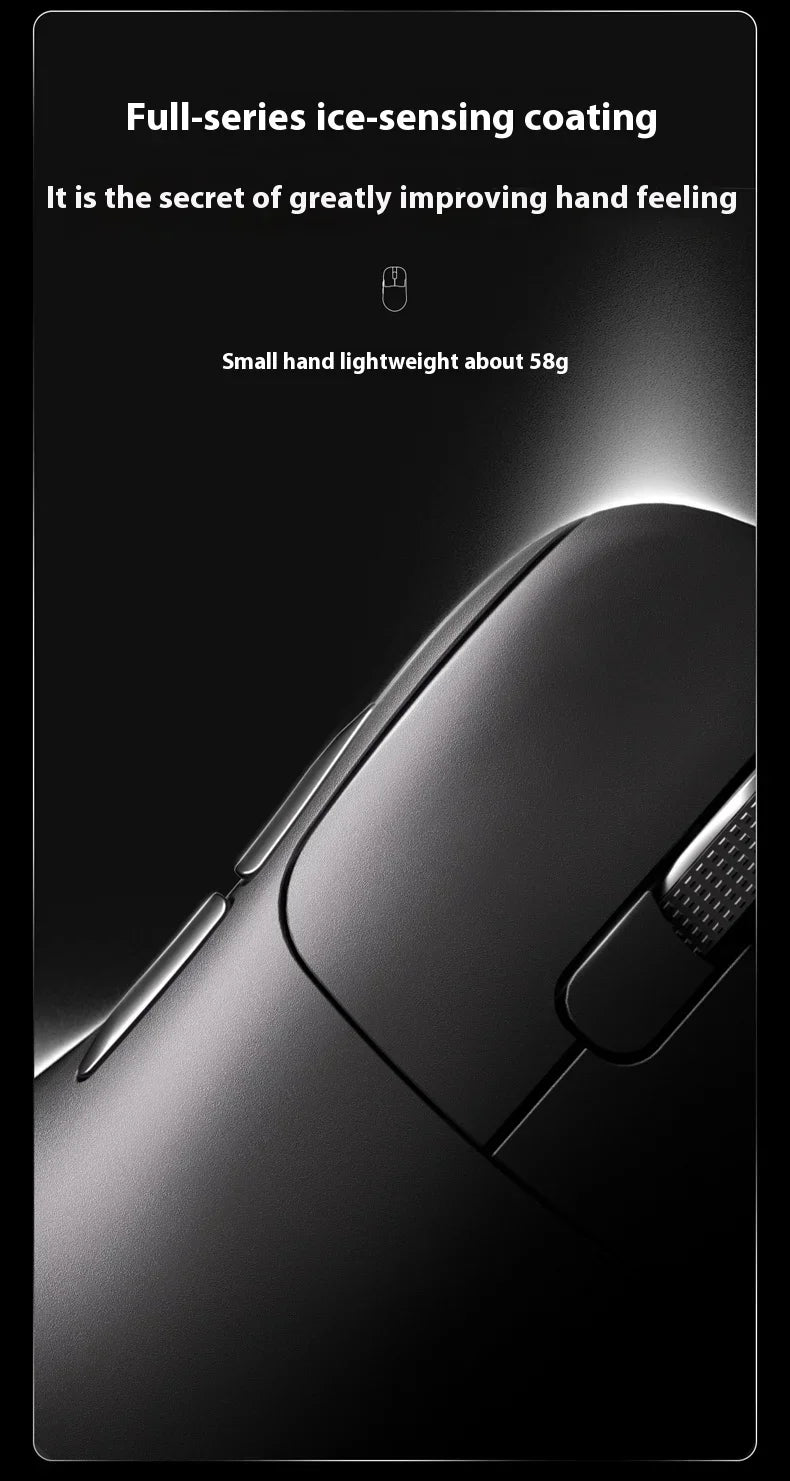 AJAZZ AJ179 APEX Gaming Mouse with Color Screen Dock, Magnetic Charging, 8000Hz High-Frequency /, Tri-Mode (PAW3950) Right-Hande